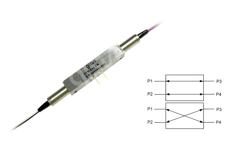 保偏N2x2電光開關